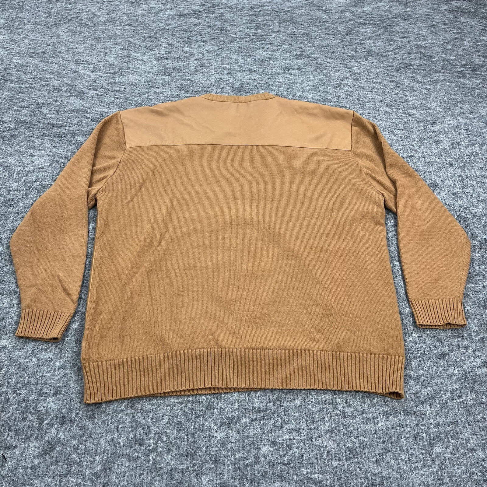 VINTAGE Steven Land Sweater Mens 3XL Brown Lambs Leather 90s