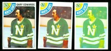 1978-79 TOPPS LOA GARY EDWARDS # 6 PROGRESSIVE PROOF SET of 6 MINT UNIQUE *
