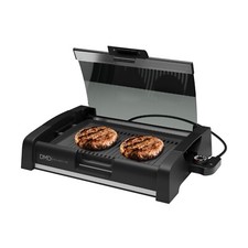 Image of Smokeless Electric BBQ Grill Griddle Hot Plate 1650W with Drip Tray
