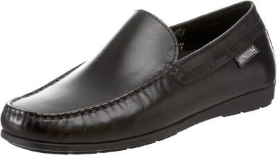 Mephisto Men's Algoras Loafer Black Leather Shoe, Size 9 M
