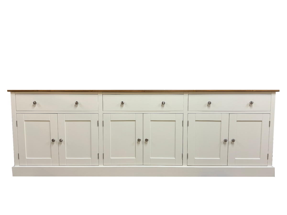 New Large Solid Pine 6FT Painted Sideboard/Welsh Dresser/Base Unit | eBay