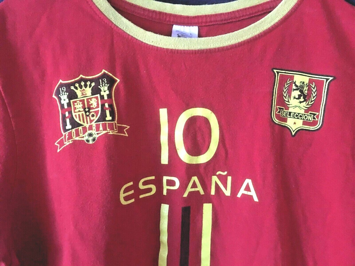 Spain World Cup 2010 South Africa Shirt L Espana #10 Cesc Fabregas