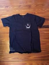 Black scale black short sleeve t-shirt Size M