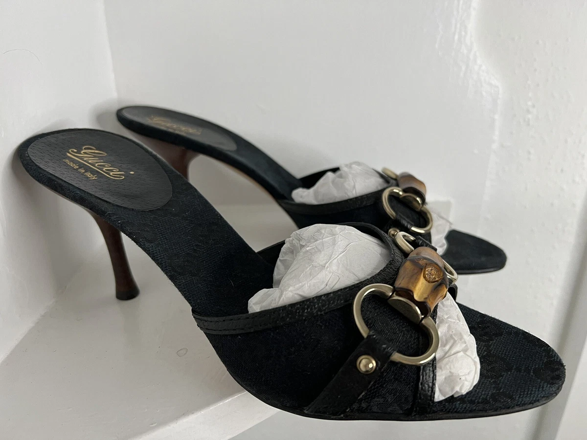 Vintage gucci top kitten heels