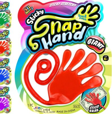 Giant Snap Hand-Jumbo Sticky Hands Toy (1 Pack Assorted) Large 1