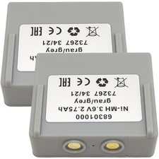 2 x 68301000 Remote Control Ni-MH Battery For Hetronic 68300900 3.6V 2750mAh, US