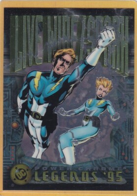 1995 SKYBOX DC POWER CHROME LEGENDS LIVE WIRE / SPARK #133 NMMT/MINT *A8118
