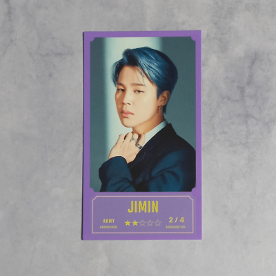 BTS 2020 Bang Bang Con The Live Official Message Photo Card