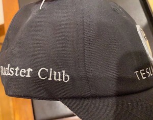 Rare-Authentic-Tesla-034-Roadster-Club-034-Hat-NOS-w-Tags-Black-w-Gray-Letters