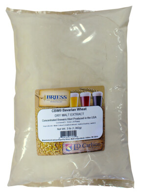 Briess Wheat Dry Malt Extract 3 lbs for Home Brew Beer Making