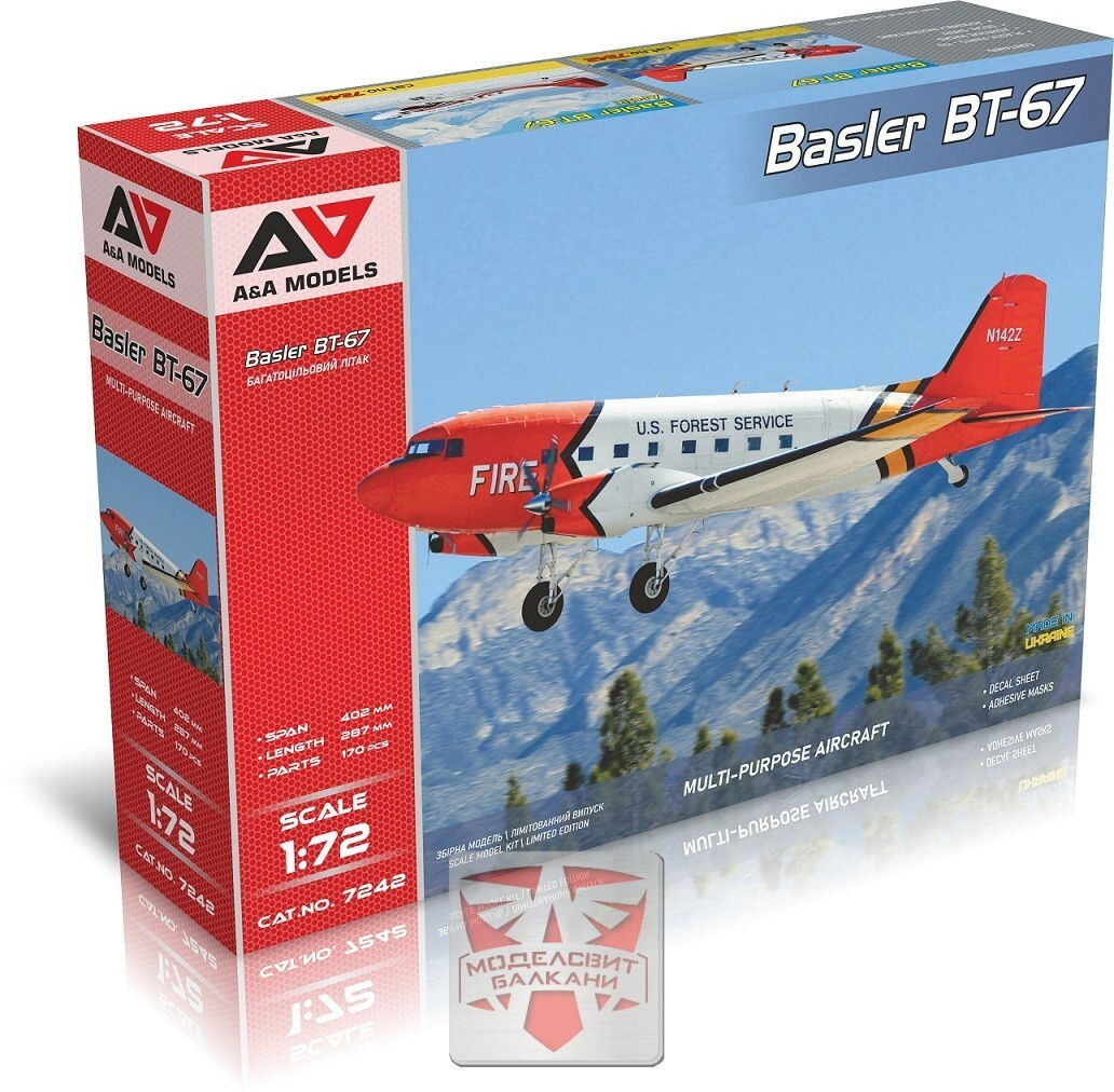 A & A Models - Basler BT-67 Multi-purpose craft - plastic scale