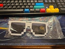 Gafas de sol Meme, gafas de sol Pixel, gafas de sol de 8 bits, protección UV 400