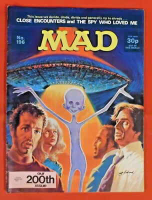 England : Mad No 196 , Close Encounters , Verlag Top Sellers , Z1-