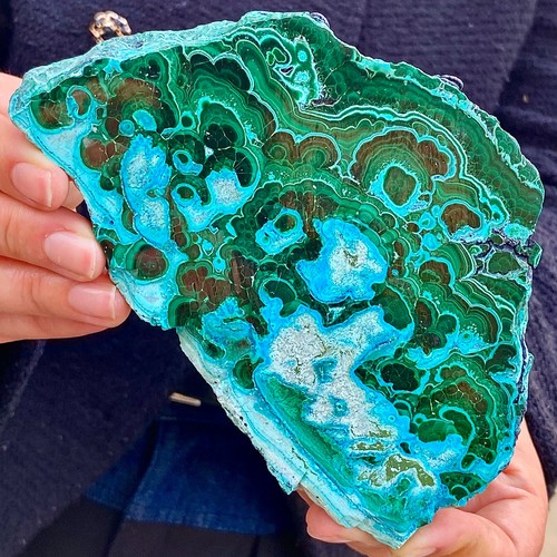 475G Raro Natural Alta Calidad Azul-Verde Silicio Pavo Real Piedra Restauración - Imagen 3 de 13