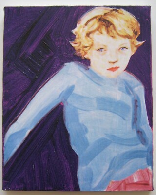 Eric Doeringer 2004 Signed Dated Appropriation Elizabeth Peyton Bootleg Canvas