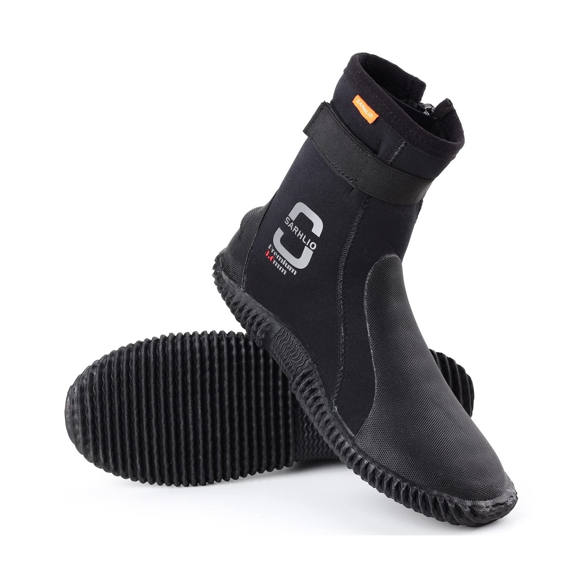 Neoprene Diving Wetsuit Boots 3mm 5mm Zipped Unisex Water Sports 5mm Neoprene Scuba Diving Booties Wetsuit Boots Water Sports  main image 2