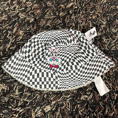 Disney Alice in Wonderland White Rabbit Bucket Hat for Adults NWT Disney White Rabbit Alice In Wonderland | Mercari main image 3