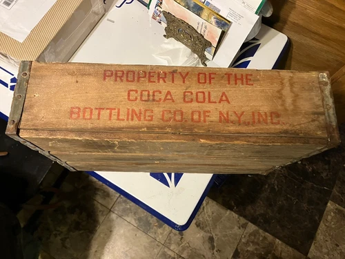 Vintage Coca-Cola Wood Crate Property Of Coca Cola Bottling Co New York