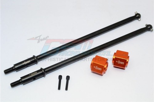 GPM YTL169RS8 8mm RUEDA HEXAGONAL CON EJE TRASERO HD PARA 1/8 RC AXIAL YETI XL ROCK RACER - Imagen 4 de 10