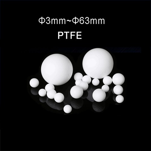 Bomba de diafragma de bola blanca sólida PTFE F4 bola resistente a la corrosión Φ3 mm ~ Φ63 mm - Imagen 2 de 7