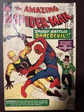 Marvel Comics The Amazing Spider-Man #16 (1964) Spidey Battles Daredevil