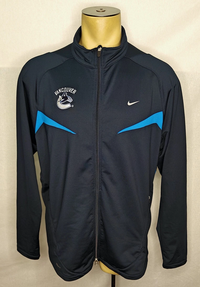 Veste à Capuche Vancouver Canucks Fanatics - Taille S - Bleu Royal - Neuf Avec étiquettes - 100% Polyester