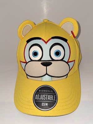 Five Nights at Freddys Yellow 3D Snapback Hat One Size New