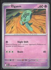 elgyem pokemon card value Pokemon - Elgyem (73/162) main image 1