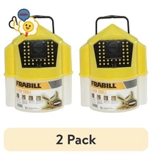 (2 pack) Frabill Flow Troll Minnow Bucket, 6-qt