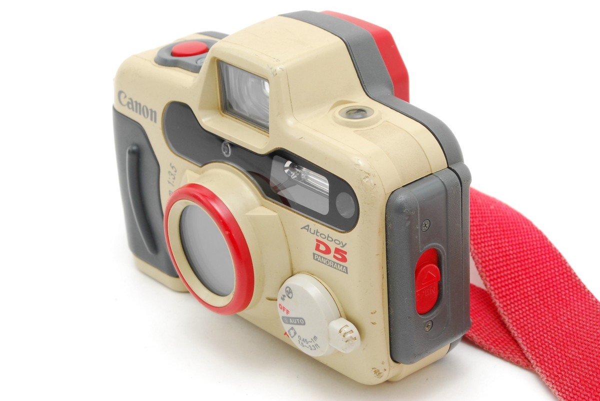 Near MINT] Canon Autoboy D5 Panorama 35mm Film Camera w/ Strap