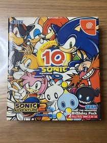 Sonic Adventure 2 10th Birthday Pack Dreamcast Action Game 2001 Special Edition