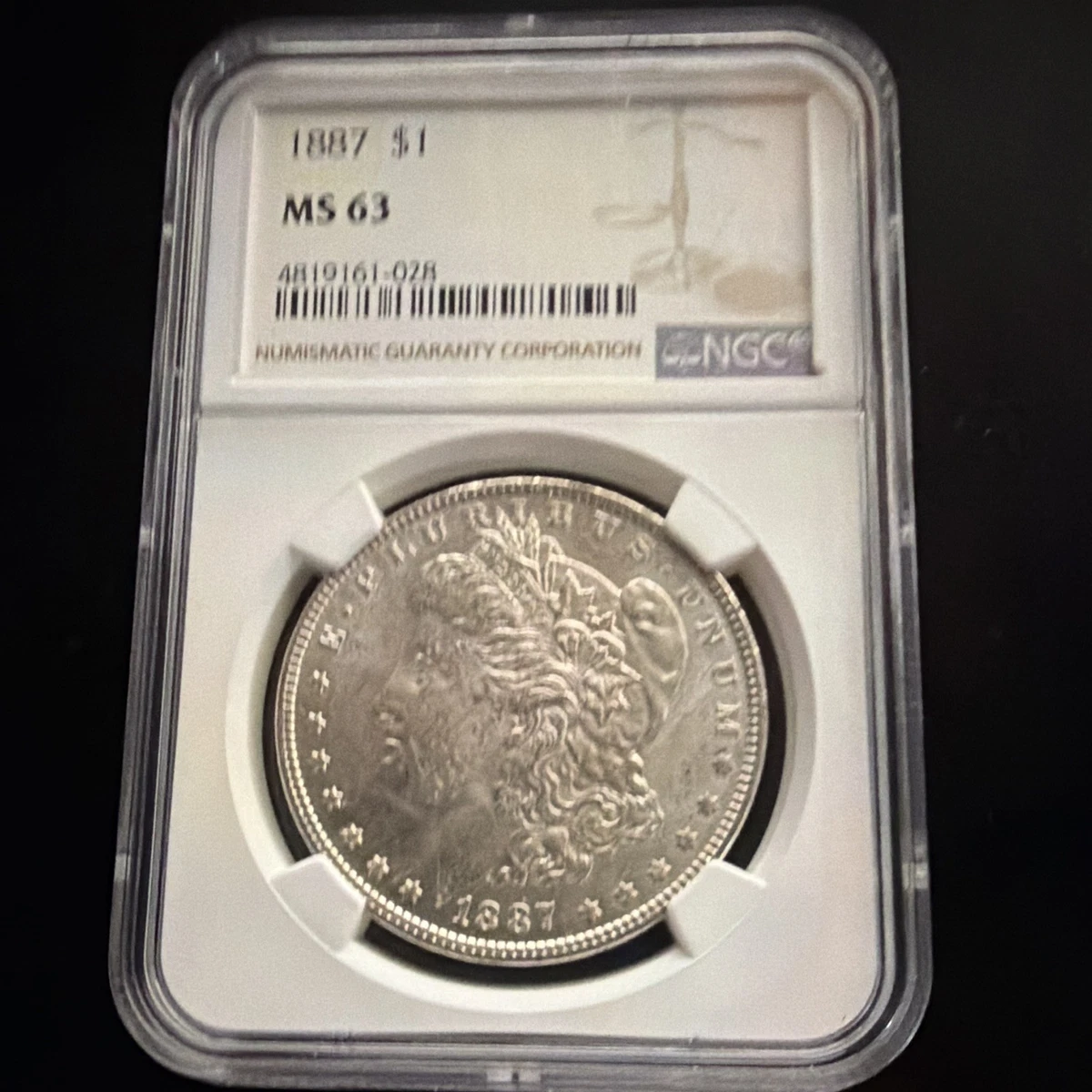 MS 63 Graded 1887 Year Morgan US Dollars (1878-1921) for sale | eBay