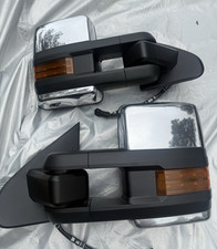 Gm Oem Tow Mirrors Power Heated Led Signal 14-19 Chevy 14-19 Gmc 2500hd 3500hd
