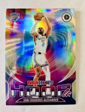 Shai Gilgeous-Alexander 2023-24 Panini Hoops Premium Stock Hoopla Silver Prizm