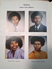 Michelle Obama Freshmen and Senior Yearbook - Whitney M. Young High 1978/1981