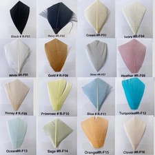 80 Colours Peacock Herl Feathers Natural Craft Fly Decor Millinery Fascinators