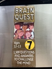 Brain Quest Grade 7 Revised 4th Edition 1500 Questions  Answers Ages 12-13 NEW