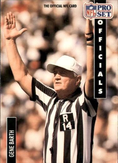 1991 Pro Set #357 Gene Barth