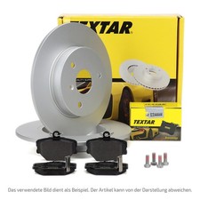 TEXTAR Bremsscheiben Ø 257mm + Beläge für FIAT 500 / C PANDA (312_, 319_) vorne