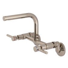 Kingston Brass KS812 Concord 1.8 GPM Widespread Bridge Kitchen - Nickel