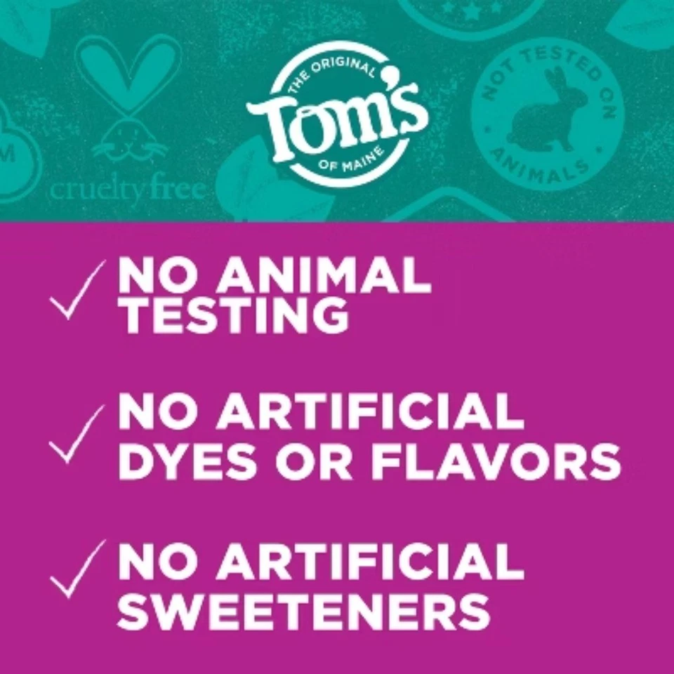 Tom's of Maine Antiplaque and Whitening Fluoride-Free Vegan Toothpaste - 4.5oz - Image 3 of 4