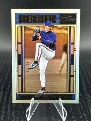 2025 Panini Three and Two ROY HALLADAY 'Legendary' Insert #/99 BLUE JAYS HOF