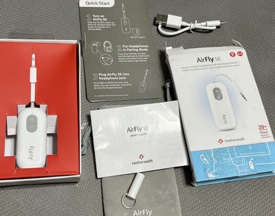 Twelve South AirFly SE Bluetooth Wireless Transmitter TS-2259 Open Box *READ*