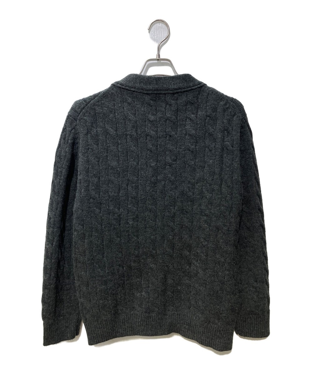 Vivienne Westwood ANGLOMANIA cable knit cardigan Size: M Gray
