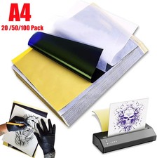 Tattoo Transfer Paper Stencil Carbon Thermal Tracing Hectograph Supplies Sheets