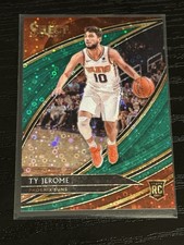 2019-20 Panini Select Ty Jerome Green Disco Prizm /5 Courtside Rookie RC #257 SP