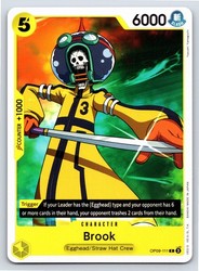 One Piece TCG Brook OP09-111 Common Emperors in the New World