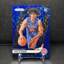 2024-25 Panini Prizm - Bobi Klintman #266 Blue Fast Break Prizm /150 (RC)