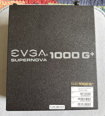 EVGA SuperNOVA 1000 G+ ATX Modular 1000W Power Supply 24 Pin PCIe SATA - Mint
