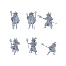 LYGR056,075,078 1/64 Medieval Saint/Steampunk Mage/Skeleton Warrior Wargame